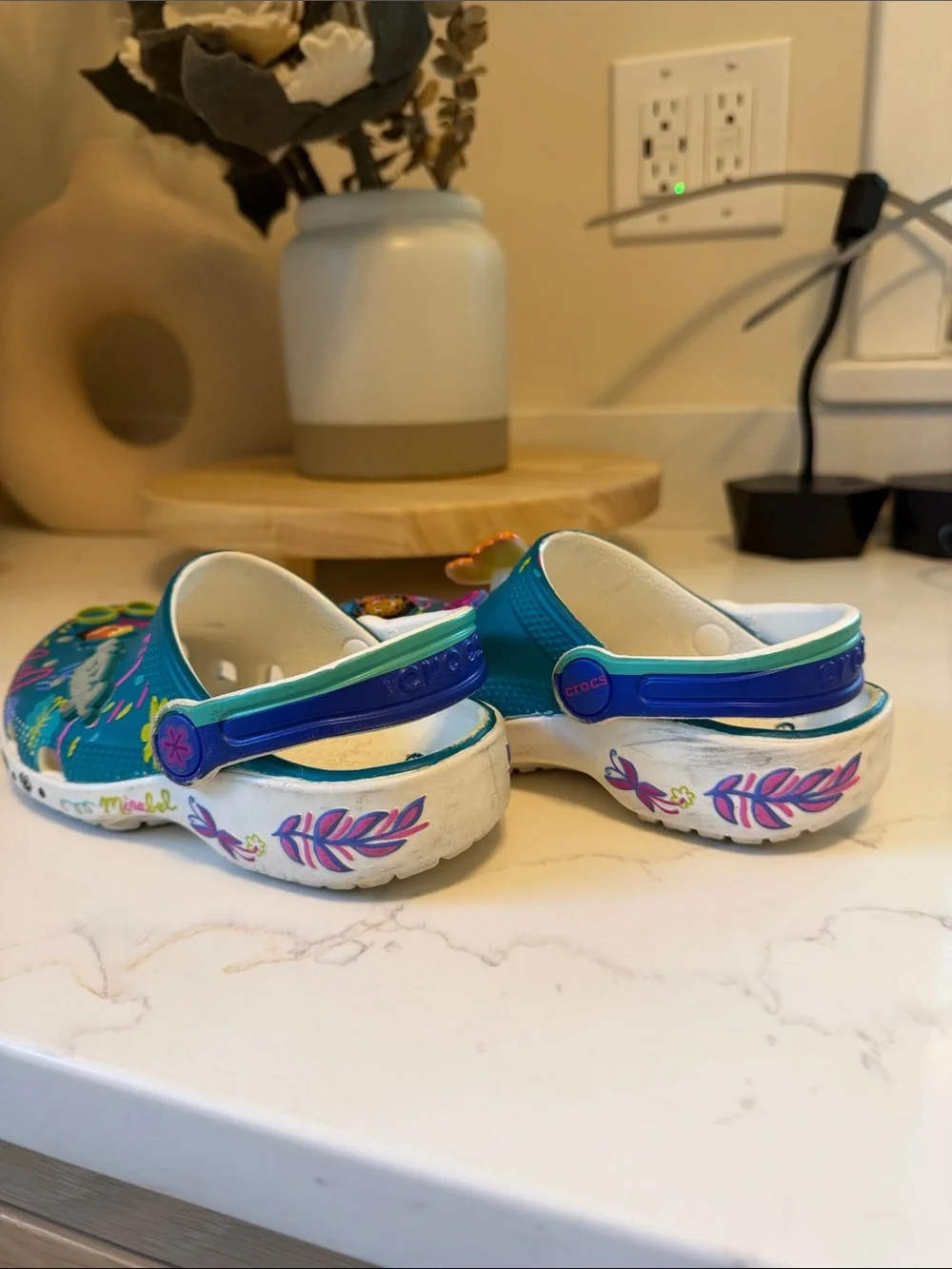 CROCS Kids Disney Encanto with Colorful Charms and light up Butterfly